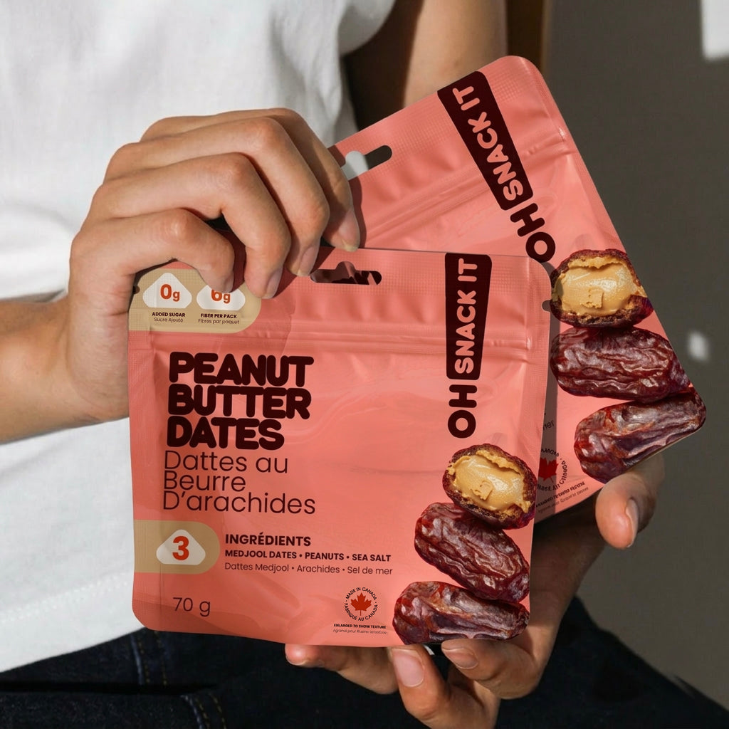 Peanut Butter Stuffed Medjool Dates